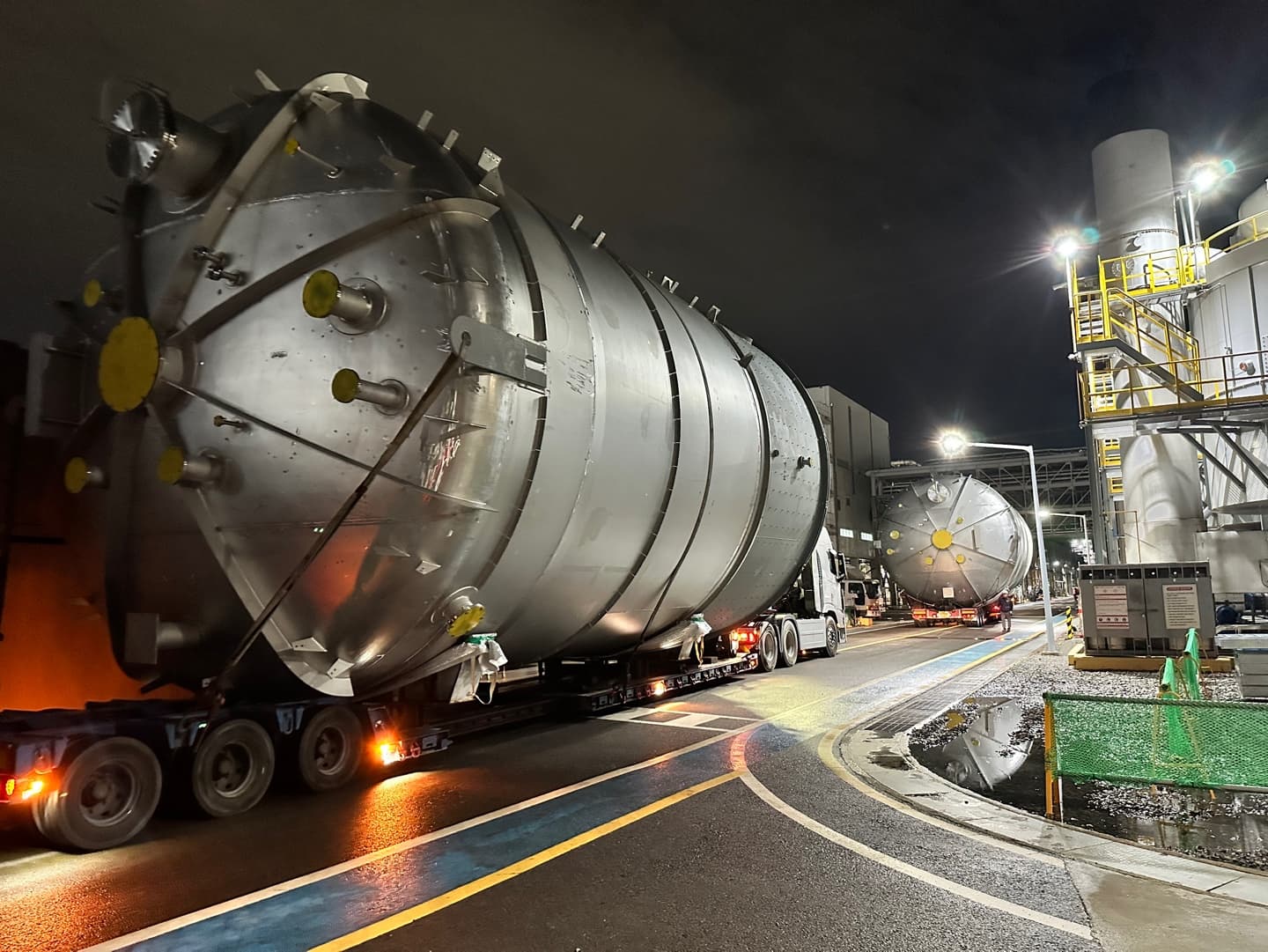 SSBR 3.5만톤 증설 Project 상기공사 중 기계/배관/철골/도장 공사