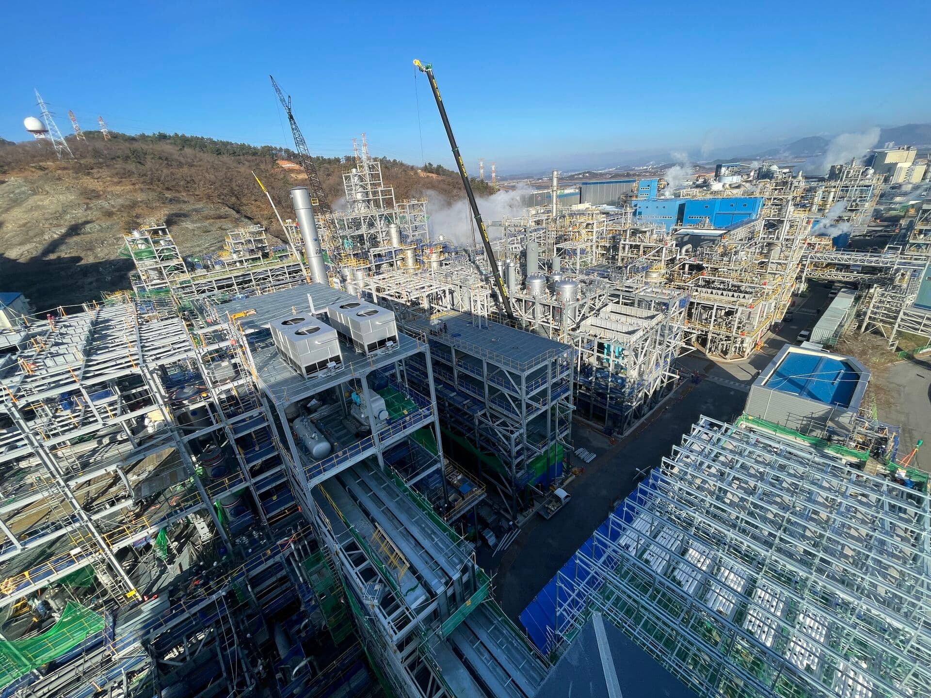 금호미쓰이 No.2 MDI 증설공사 중 기계/배관/철골 공사 PKG-1